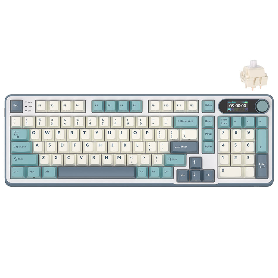Keyboard Rks98 Arabic Home All products Royal Kludge RK-S98 Tri-Mode RGB 98 K...