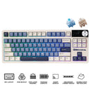 Royal Kludge RK-S85 Tri-Mode RGB 85 Keys Hot Swappable Mechanical Keyboard Horizon Blue