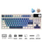 Royal Kludge RK-S85 Tri-Mode RGB 85 Keys Hot Swappable Mechanical Keyboard Horizon Blue