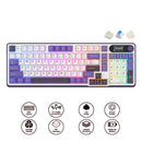 Royal Kludge RK-S98 Tri-Mode RGB 98 Keys Hot Swappable Mechanical Keyboard Blackberry Mousse (Chartreuse Switch, Blue Switch, Beige Switch)