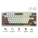 Royal Kludge RK L75 Tri-Mode RGB 85 Keys Hot-Swappable Mechanical Keyboard Palm Green