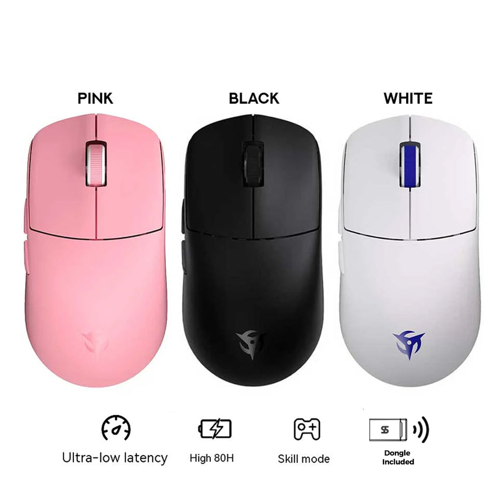 Ninjutso Sora V2 Wireless Gaming 厳し Mouse White (nj-sora-v2-white)