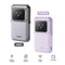 Ugreen Uno 5000mAh Mini Magnetic Wireless 20W Power Bank with Built-in Stand (Gray, Purple)