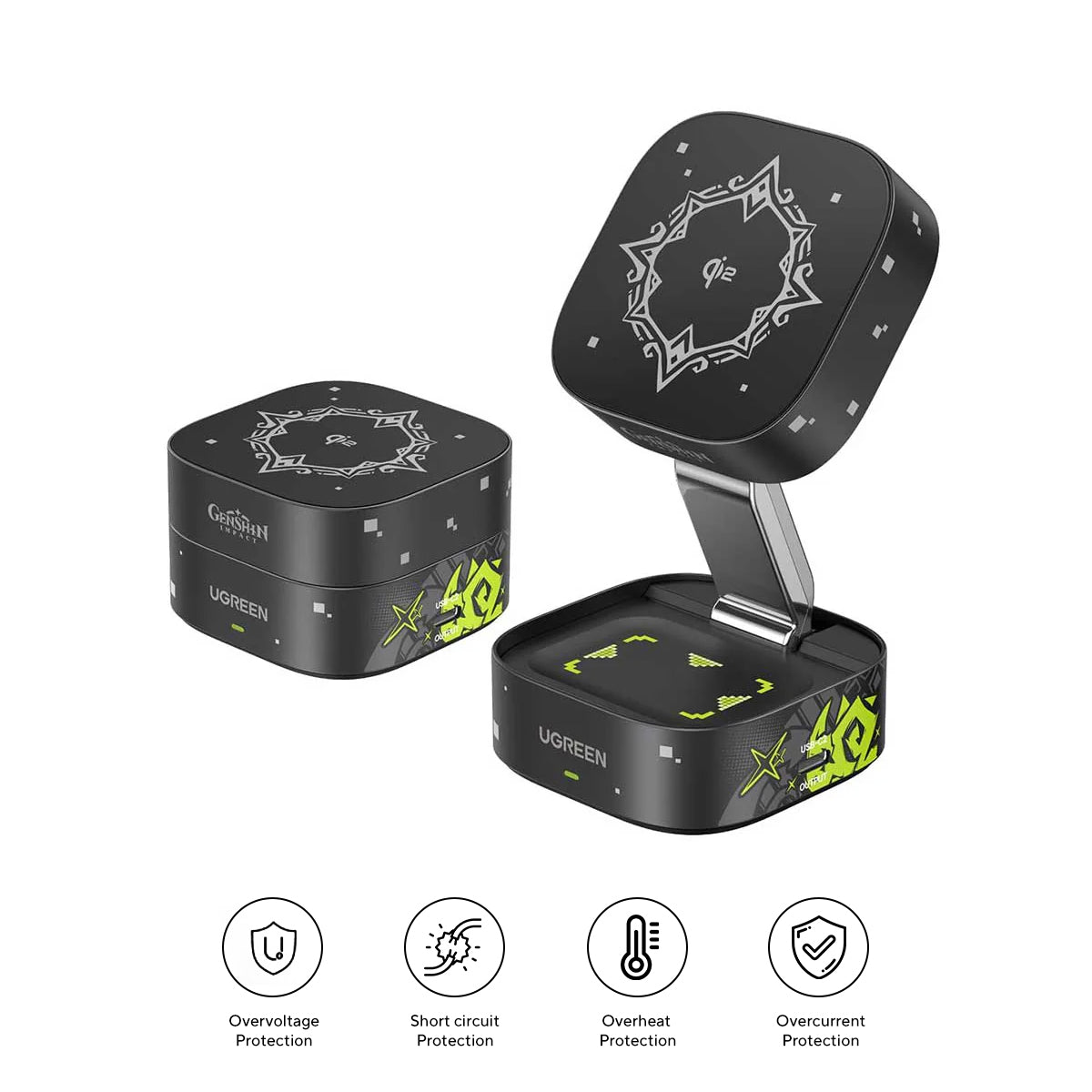 Ugreen 2-in-1 Magnetic Wireless Charger Genshin Impact Ed. (W702/35316GI)