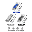 Orico M.2 NVMe SSD Enclosure - 20Gbps Type-C (Silver, Blue, Black)