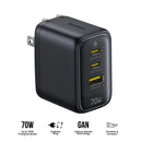 Baseus EnerFill FE22 Fast Charger 2C+U 70W (Cosmic Black) (E0123600)