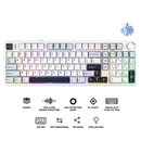Aula F99 Pro Tri-Mode 96% 100-Key Gasket-Mounted Mechanical Keyboard with Knob (Star Vector Switch) (Blue/White/Black)