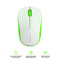 E-Yooso E-1060 Wireless Optical Mouse (White/Green)