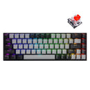 E-Yooso Z-686 RGB 68-Keys Hot Swappable Mechanical Keyboard Grey/Black (Red Switch)