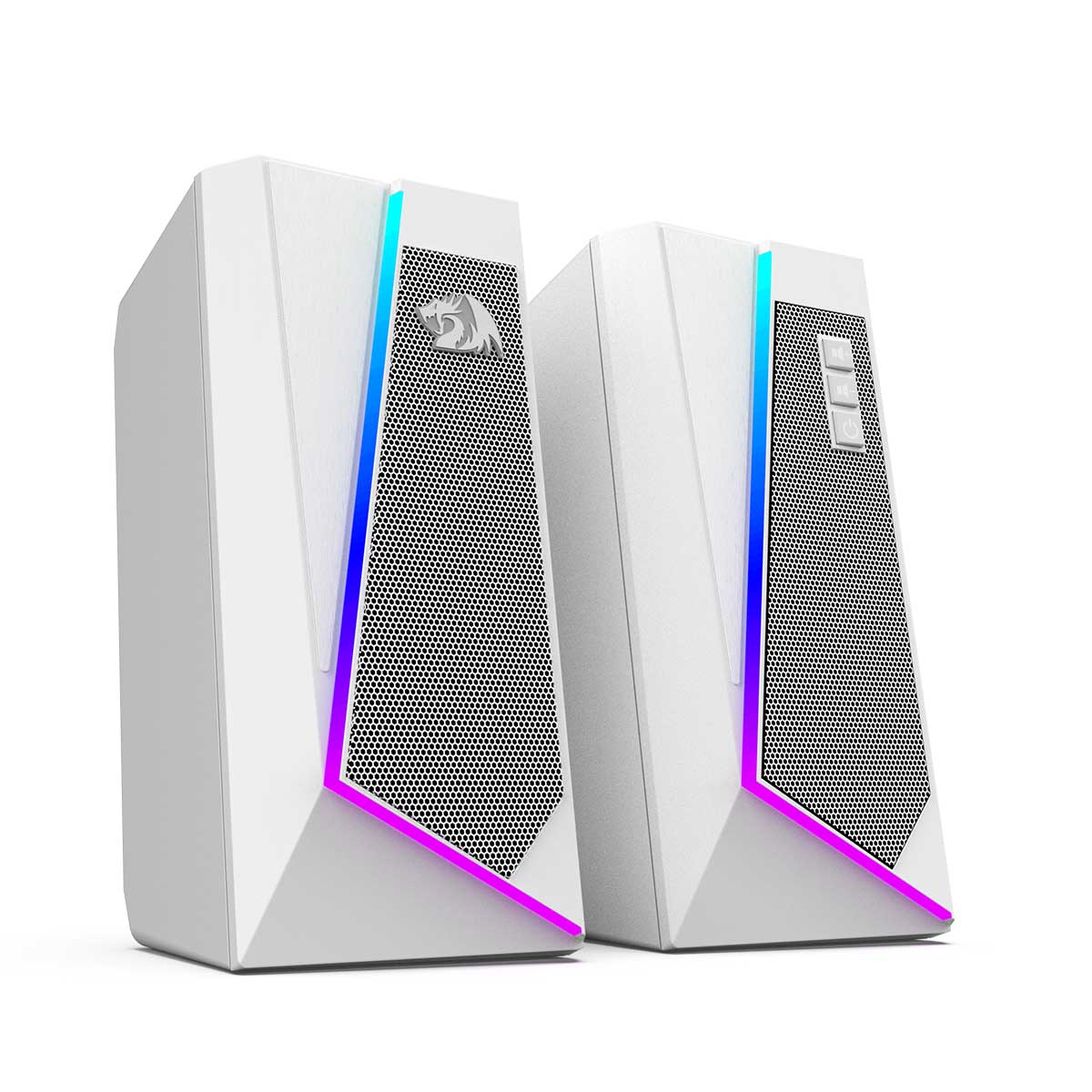 Redragon Anvil Stereo Gaming Speaker (White) (GS520W)