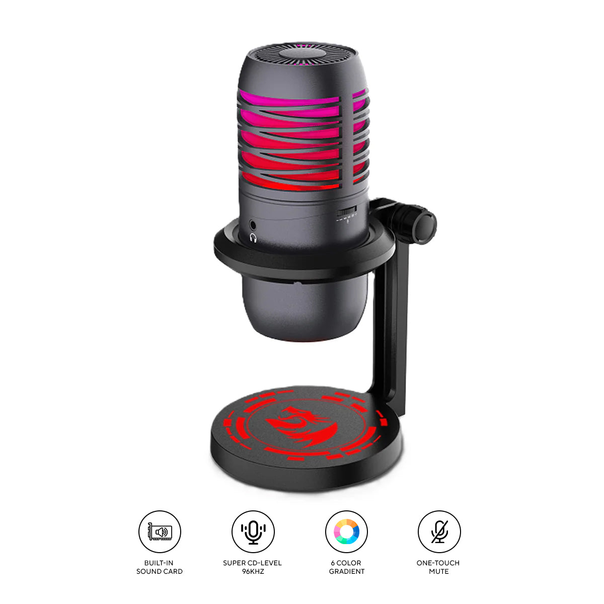Redragon GM211 Nebula Cardioid Pointing Mode Gaming Microphone