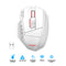 E-Yooso X-33 RGB Wireless Gaming Mouse (White)