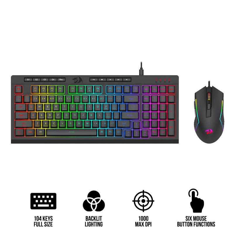 Redragon S141 Rylo Keyboard & Mouse Combo