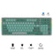 E-Yooso Z-99 RGB 99-Keys Wired Mechanical Keyboard Double Grey (Blue Switch, Silverwood Switch)