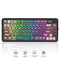 Redragon K708MC RGB Flekact Pro 82 Keys 75% Gasket Mounted Wireless Mechanical Keyboard with Customizable Smart LCD Screen (Special Keycaps Ed.)