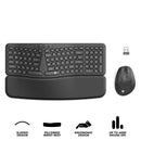 Redragon BS-7162MAX 2.4G Wireless Ergonomic Keyboard & Mouse Bundle (Black)