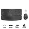 Redragon BS-7162MAX 2.4G Wireless Ergonomic Keyboard & Mouse Bundle (Black)