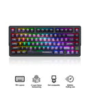 Redragon Bartlett Magnetic Tri-Mode Wireless Aluminum HE Magnetic Switch Keyboard (Amethyst Transparent Purple) (K767-WL-M)