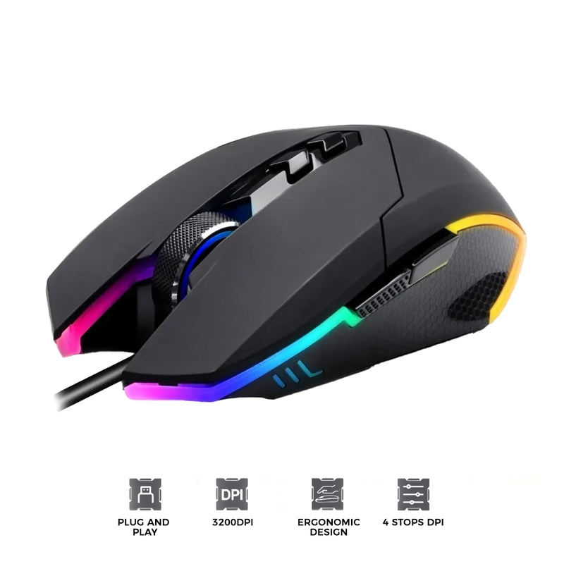 E-Yooso X-5 RGB Wired Gaming Mouse (Black)