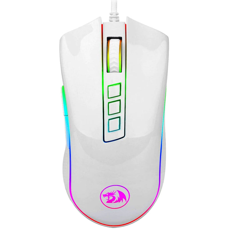 Redragon Cobra Gaming Mouse (White) (M711W)