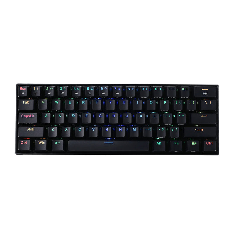 REDRAGON DRACONIC WIRELESS RGB MECHANICAL KEYBOARD (BLACK) (DUST-PROOF BROWN) (K530RGB)