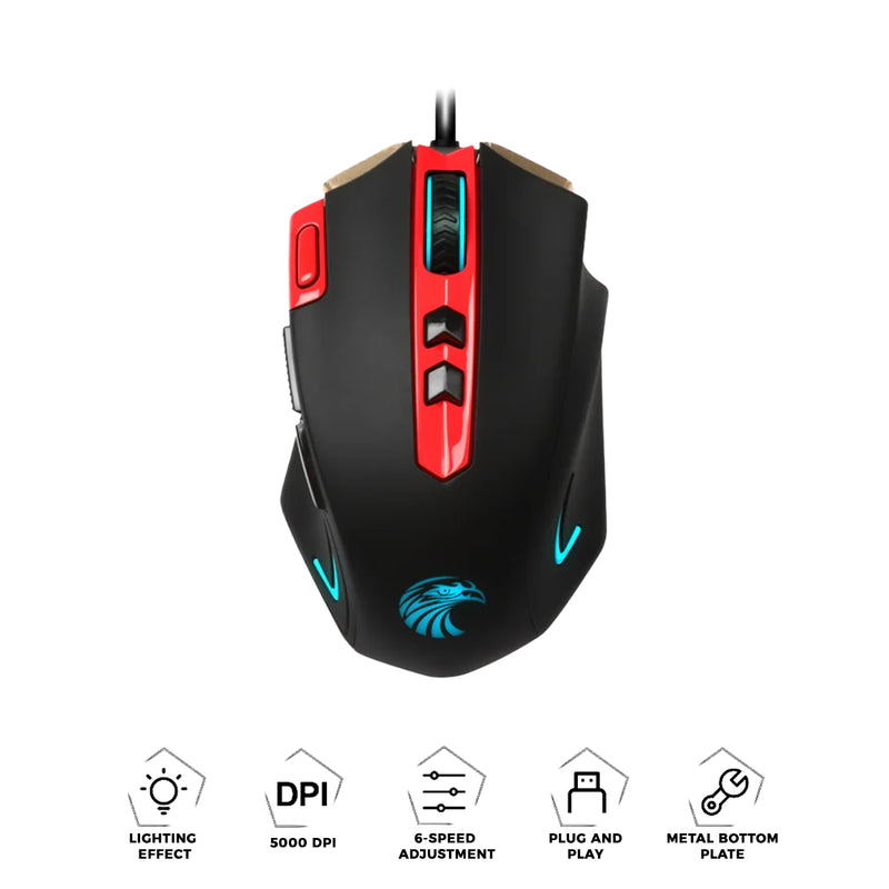 E-Yooso E-Sport Optical Wired Gaming Mouse Z-9300 (Black)