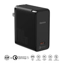 Baseus GaN2 Fast Charger 1C 100W US Set (Black) (TZCCGAN-Z01)