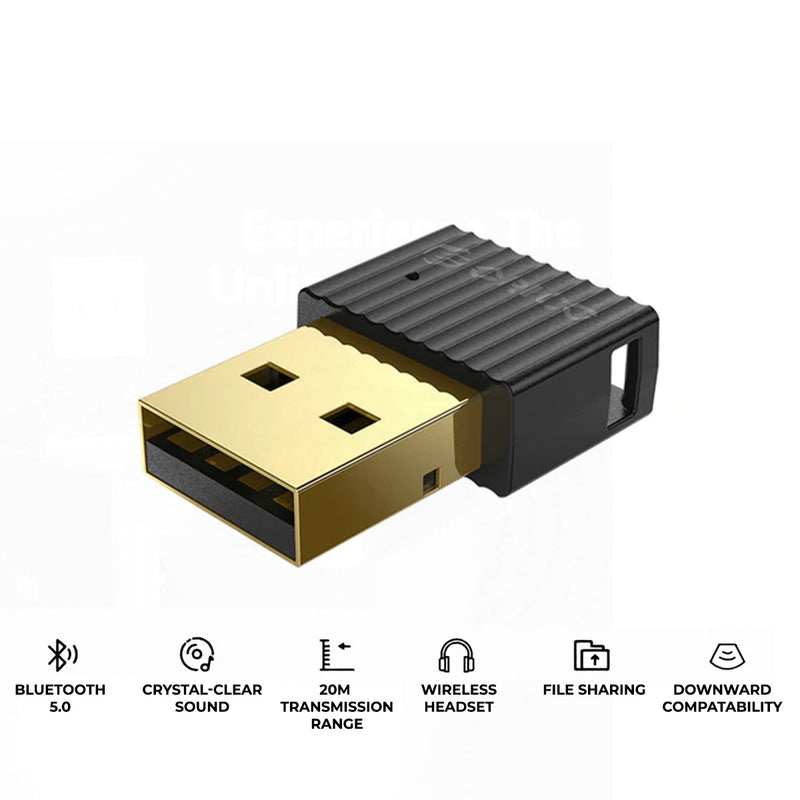 Orico 5.0 USB Bluetooth Adapter (Black) (BTA-508-BK-BP)