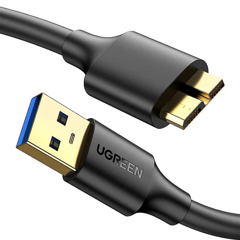 UGreen USB 3.0 A Male To Micro USB 3.0 Male Cable - 0.5m (Black) (US130/10840)