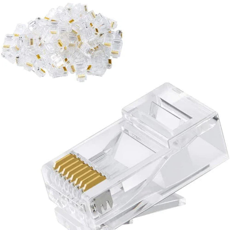 UGreen RJ45 Cat5e Crystal Network Modular Connector - 50pcs (NW110/20331)
