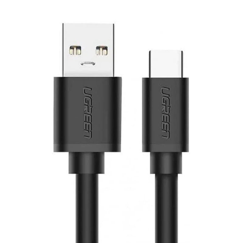 UGreen USB 3.0 Male To Type-C Male Cable Nickel Plating - 2m (Black) (US184/20884)