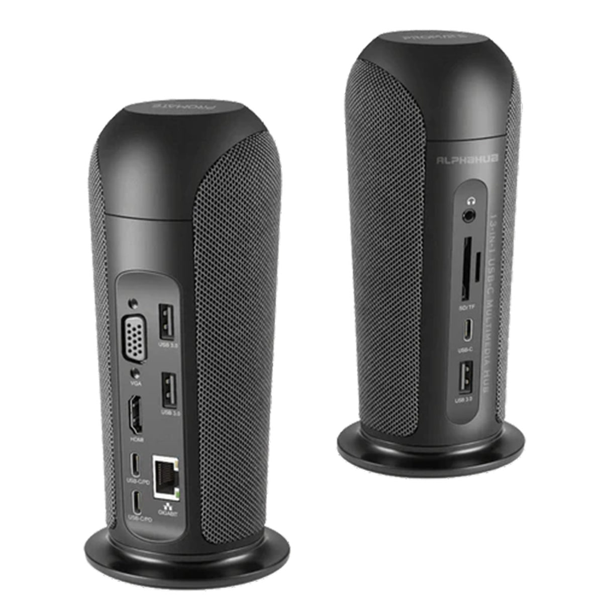 Promate Alphahub 13-In-1 USB-C Multimedia Hub (Black)