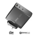 Promate GaNCharge-140W 140W Power Delivery 3.1 GaN Charger (Black)