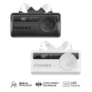 Promate PowerUp-Trio Ultra-Compact Fast Charging Power Bank with In-built USB-C, Lightning Connectors & Apple Watch Charger (Black, White)