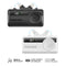 Promate PowerUp-Trio Ultra-Compact Fast Charging Power Bank with In-built USB-C, Lightning Connectors & Apple Watch Charger (Black, White)