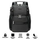 Promate Oracle-BP SecureStorage 15.6" Laptop Backpack with Multiple Compartments (Black)