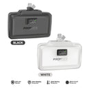 Promate PowerUp-10 Duo 10000mAh 20W Ultra-Compact Fast Charging PowerBank with Dual Folding USB-C & Lightning Connector (Black, White)