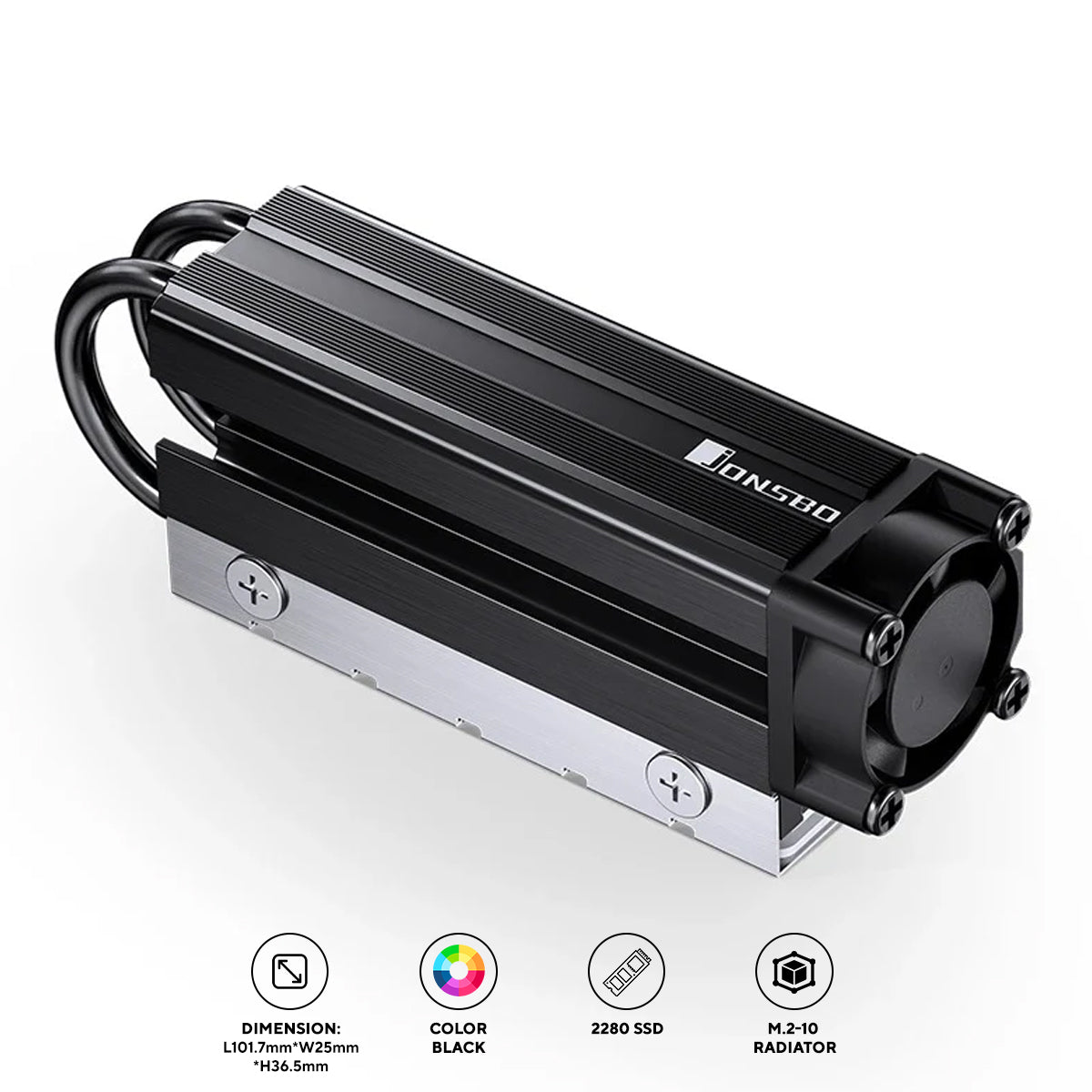 Jonsbo M.2-7 SSD Air Cooling Radiator (Black)