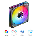 Jonsbo ZA-140B 140mm ARGB Infinity Mirror Series Fan (Black)