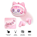 Onikuma TX603 ENC Dual Microphone Noise Reduction Wireless Earphones (Pink)
