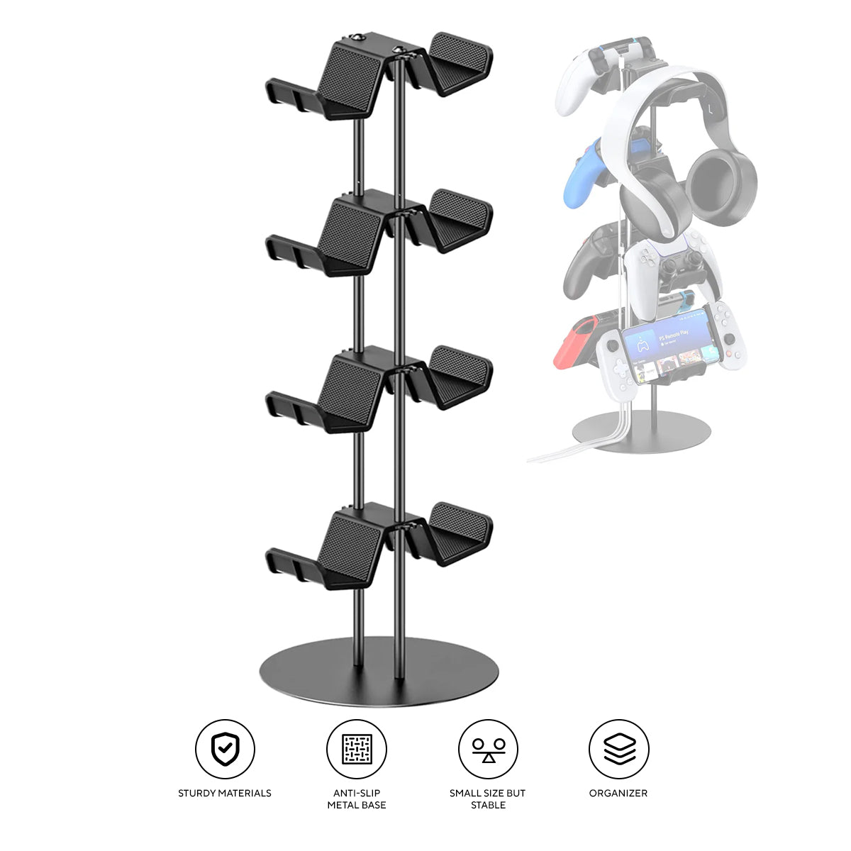Kytok Multiple Controller Desk Stand for 8 Controllers (KT-515)