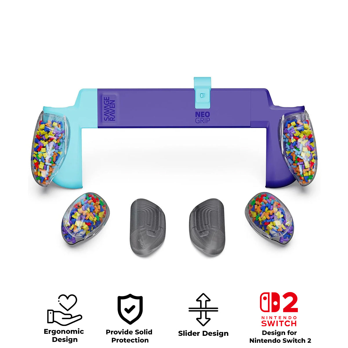 Skull & Co. NeoGrip for Nintendo Switch 2 (Tetris Limited Edition) (NS2NG-LE-TETR)