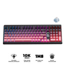 MCHOSE G98 V2 RGB Tri-Mode Hot-Swappable Mechanical Keyboard (Black/Pink) (Snow Tiger Switch)