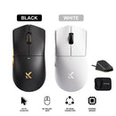 MCHOSE K7 Ultra Lightweight Wireless Gaming Mouse (Black, White)
