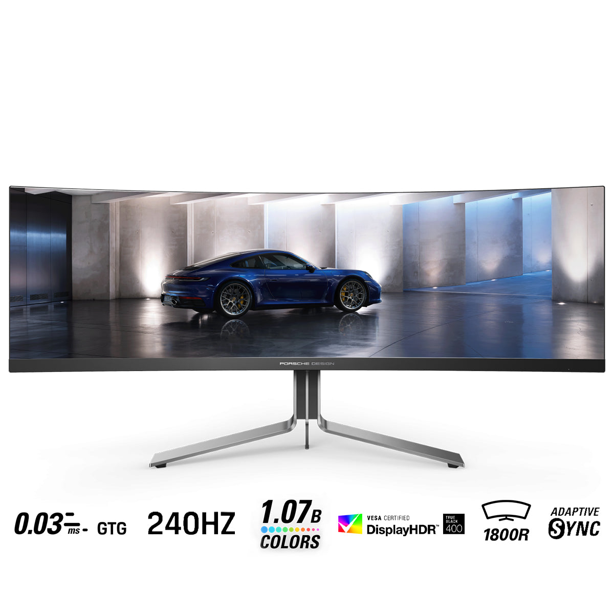 AOC Agon Pro PD49/71 49" DQHD (5120x1440) 240Hz 0.03ms GTG QD OLED Curved Gaming Monitor - Porsche Design