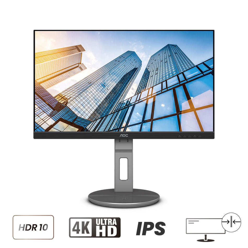 AOC U32NC/71 31.5" IPS (3840x2160) UHD 60Hz 4ms Monitor (Black)