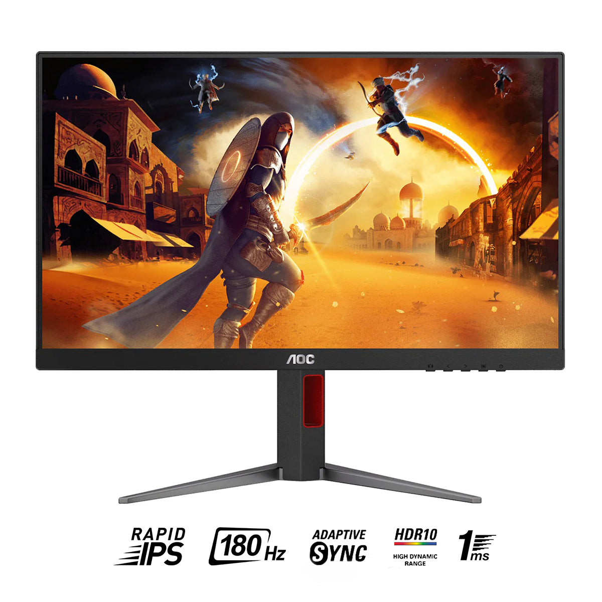 AOC 24G4/71 23.8" FHD 180HZ 1MS HDR10 Adaptive Sync Fast IPS Gaming Monitor