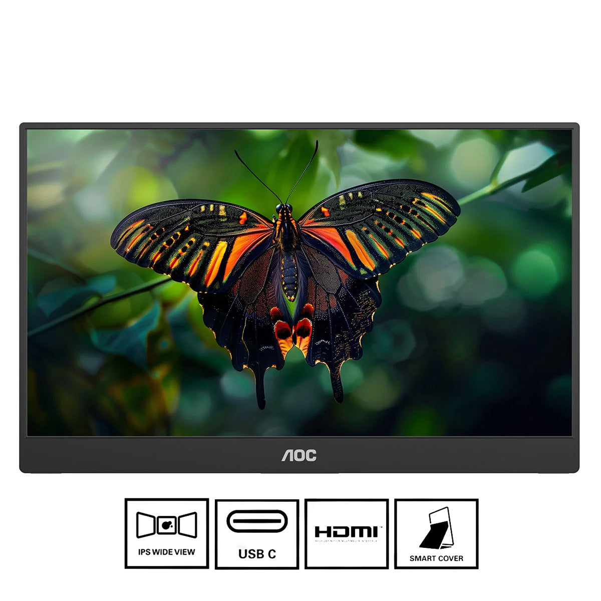 AOC 16T10/71 15.6" FHD (1920x1080) 60Hz 5ms GTG IPS USB-C Portable Monitor
