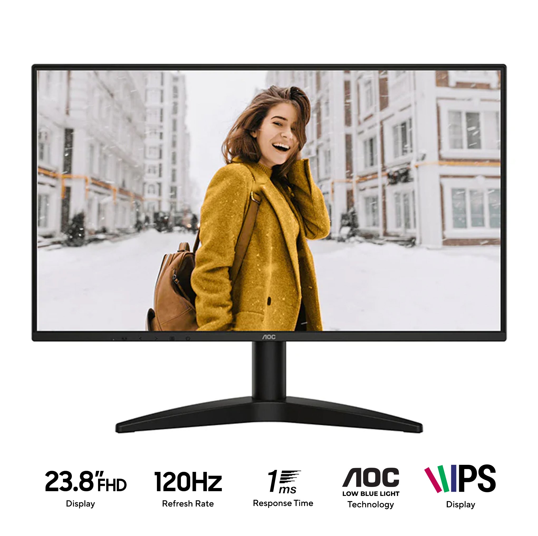 AOC 24B36H3/71 23.8" FHD (1920x1080) 120Hz 1ms MPRT IPS LCD Monitor