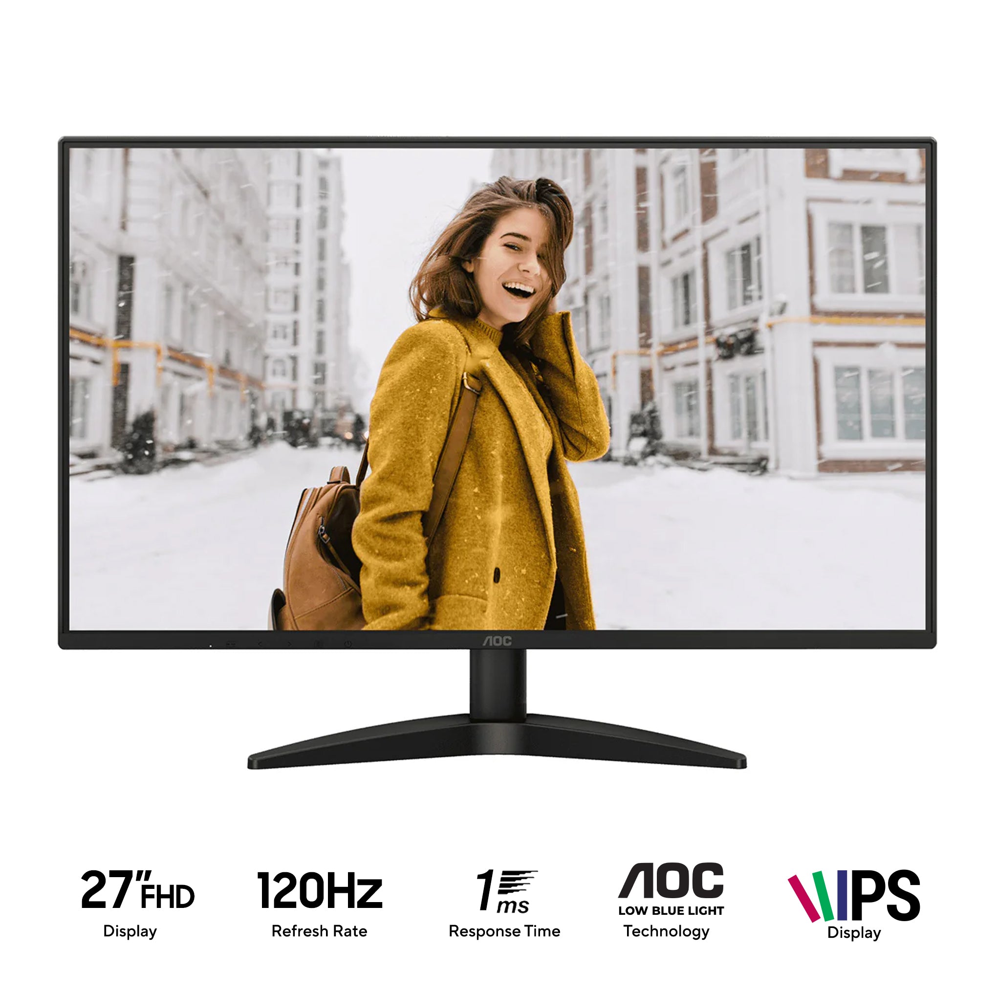 AOC 27B36H3/71 27" FHD (1920x1080) 120Hz 4ms GTG 1ms MPRT IPS Monitor